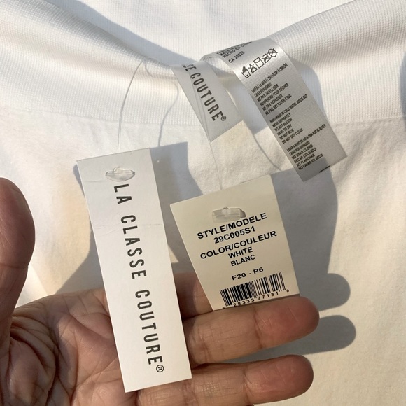 NWT| White Biker Shorts - Picture 3 of 5